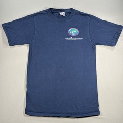 Vtg USS Ronald Reagan – Mens Blue T-Shirt Size Small CVN-76 Planes
