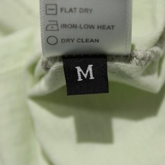 M. Singer NWT Short Sleeve Henley T-Shirt Size Medium in Apple Green 100% Cotton