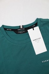 Kenneth Cole Men’s Crew Neck Short Sleeve Active Tee Pacific Green M Embroidery