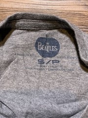 The Beatles John Paul George Ringo Blue Graphic Shirt Sz S