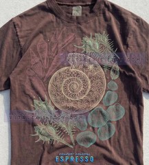 Vintage Seashell Ammonite Marine Life Comfort Tee