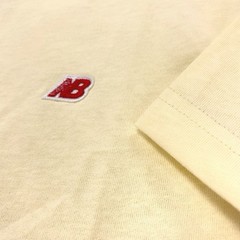 New Balance Men’s Made in USA Core Short Sleeve T-Shirt 100% Cotton ‘Calcium’