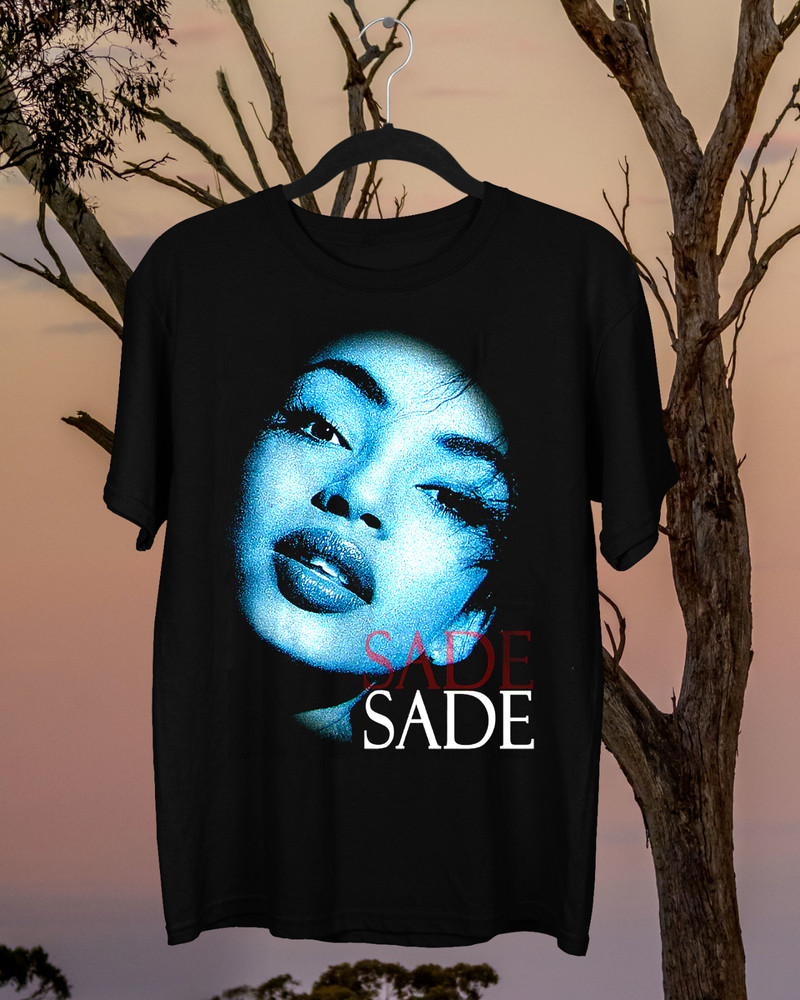 Popular Sade Singer Music Cotton Black All Size For Men Women T-Shirt