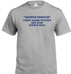 SEMPER PARATUS*COAST GUARD STATION DAUPHIN ISLAND*AL*INDIVIDUAL PT SHIRT