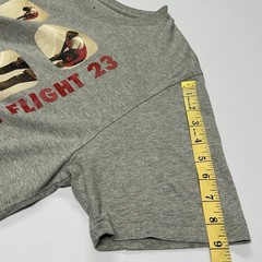 Nike Air Jordan Flight 23 Graphic T-Shirt Mens L Gray Short Sleeve Jumpman
