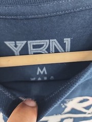 Yung Rich Nation YRN T-Shirt Medium Blue Migos Rap Hip Hop Graphic Tee
