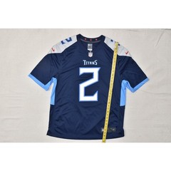 Nike NFL Tennessee Titans JONES #2 Navy Blue Size XL On Field Football Jersey