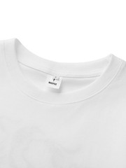 Niepce Japanese Streetwear Embroidery T-shirt Flying Cranes Graphic Tee for Men
