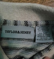 Taylor + Henry Mens S/P Polo Short Sleeve Shirt Pocket 3 Button