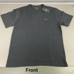 NWT G.H. Bass & Co Rock Mills Lake Asphalt-Gray Truck T-Shirt Crew Neck Medium