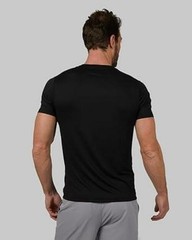 32 Degrees Men’s Crew Neck T-Shirt | Odor-Resistant | Quick-Drying, XL, Black