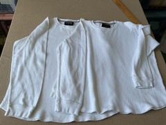 CSG Thermal Shirts Lot Of 2 Sz. L Waffle Knit Long Sleeves F1.28