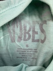 Vibes Pot Leaf TShirt Mens Small Graphic Print Green Purple Slim Fit