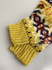 Other brands: DEVRED knit sweater (thick), size 2, wool, multi-color, all-over p