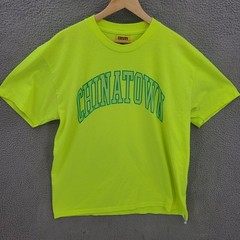 Chinatown Market Shirt Mens XL Green Short Sleeve Crew Neck Logo