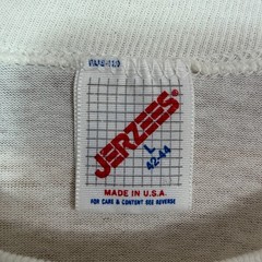 Vtg 80s 90s GSC Rocks T Shirt Glassboro Hard Rock Style Jerzees White USA Large