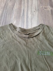 5.11 Tactical Gear Shirt Mens XL Green Flag Graphic Back Hit Comfort Work Wear