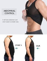 Fajas Para Hombres Faja Reductora De Hombre Men Shapewear Tummy Control T-shirt