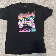 Hello Kitty – Adult Tokyo Speed #01 Japan Car Racing Black T-Shirt Large