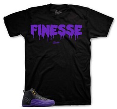 Tees To Match Jordan 12 Field Purple Sneakers – Finesse Shirt