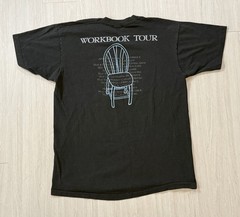 Vintage 80s Bob Mould ‘Workbook 1989 Tour’ Shirt XL Husker Du Minutemen