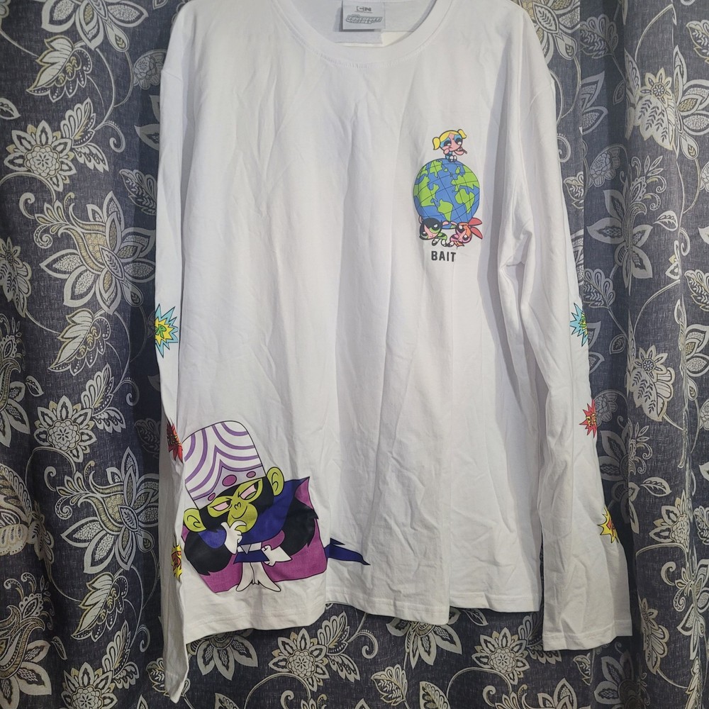 BAIT x The Powerpuff Girls Long-Sleeve T-shirt Size Large RARE