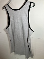 Unbranded Mens Medium Sleeveless Graphic Print Textured Fabric