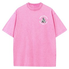 Men’s Vintage Oversized Washed T-Shirt Retro Funny Nativity Scene Casual Tee