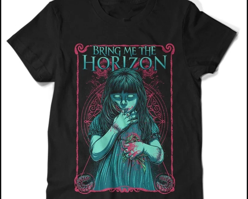Bring Me the Horizon Count Your Blessing Cotton Black T-shirt S-5XL NA1042