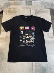 Vintage Thailand Golden Triangle Mens Large Souvenir Tee Myanmar Laos Distressed