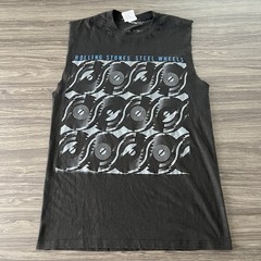 Vintage 1989 The Rolling Stones steel wheels. Cut Off Shirt Brokum Size Medium