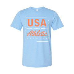 USA Athletic Premium Unisex Graphic T Shirt Modern Sports Shirt For Men And Wome