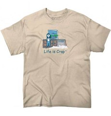 Life is Crap Funny House Wife Problems Gift Womens Graphic Crewneck T Shirt Tee