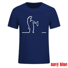 Summer T Shirts for Men Balum La Linea Funny Graphic Tshirt Cotton Comfortable P