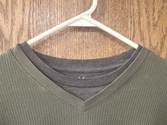 Men’s John Ashford Long Sleeve Layered Look TShirt Size XL