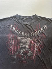 Vintage 2000s Popeye MMA Shirt No Sz Tag Fits XXL Armed And Loaded Y2K Grunge