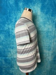 Inc International Concepts Men’s Striped Short-Sleeve V-Neck T-Shirt M