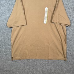 Duluth Shirt Mens XL Longtail Beige Tshirt Relaxed Fit Casual Thick Outdoors NEW