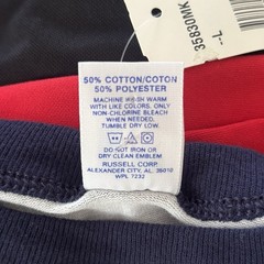Russell Nu Blend Baseball New Old Stock T Shirt Large Navy With Tags Mexico