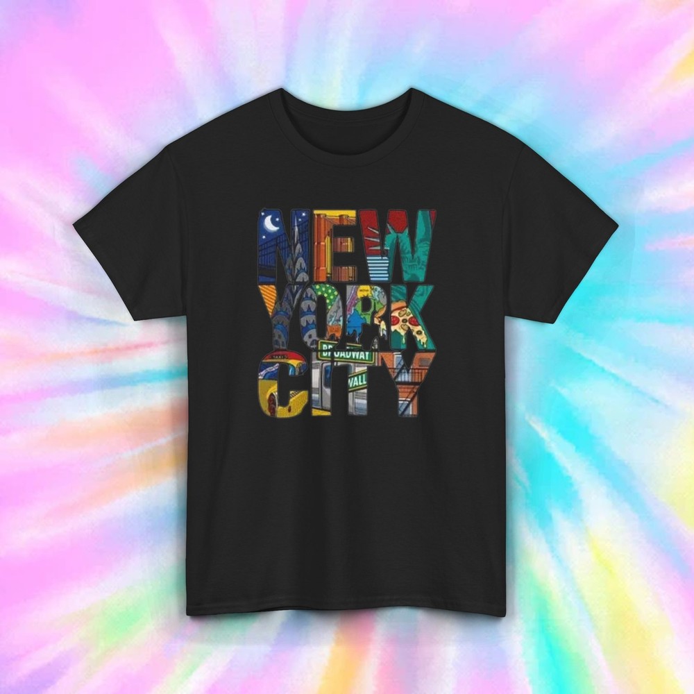 New York City T-Shirt | Colorful NYC Graphic | Urban Fashion Tee S-5XL