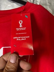 FIFA World Cup Outerstuff Men’s Penalty Long Sleeve Tee Denmark SZ XL