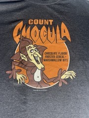 Count Chocula T Shirt Men Large Tee Luv Vintage retro Style 80’s 90’s Cereal Y2K