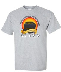 Pontiac GTO New Limited Edition 60th Anniversary Tee shirt