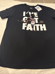 Nike Medium Black I’ve Got Faith Kipchoge Graphic Shirt**SMALL HOLE**See Picture