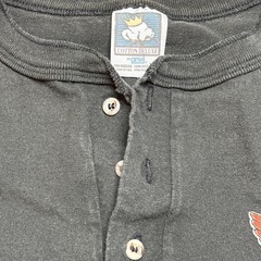 Vtg Easyriders Rodeo Tour 94 Henley Script Sleeve Faded Boxy XXL Single Stitch