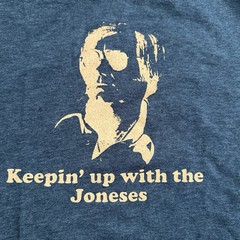 Brand New – Medium George Jones ‘Keepin Up With The Joneses’ Custom Tee Navy