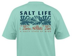 Mens Salt Life The Palms Graphic Short Sleeve T-Shirt – XL & Large – NWT