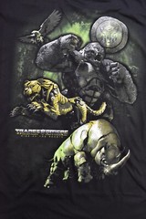Transformers: Rise Of The Beasts Mens Beasts Maximals Black T-Shirt New S-3XL