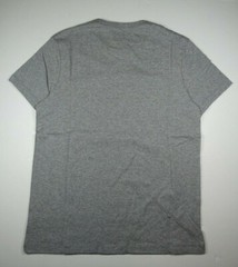 AVIREX Heather Grey Air Force Short Sleeve Crew Neck T-Shirt NEW Small S
