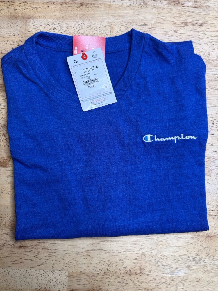 Champion Men Short Sleeve Cotton Jersey New Crewneck T-shirt XL